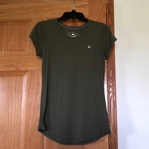 Poof army green t-shirt